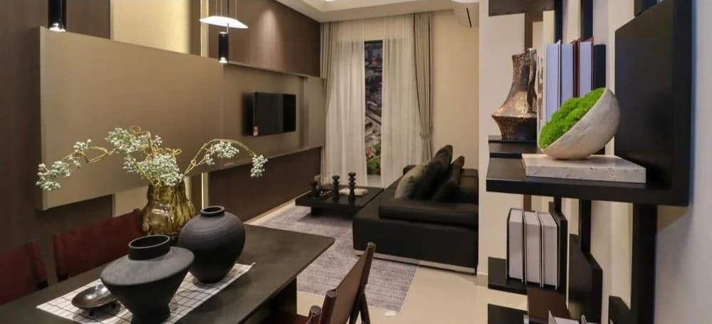 The Iconic by PGB Type B show unit — living and dining area