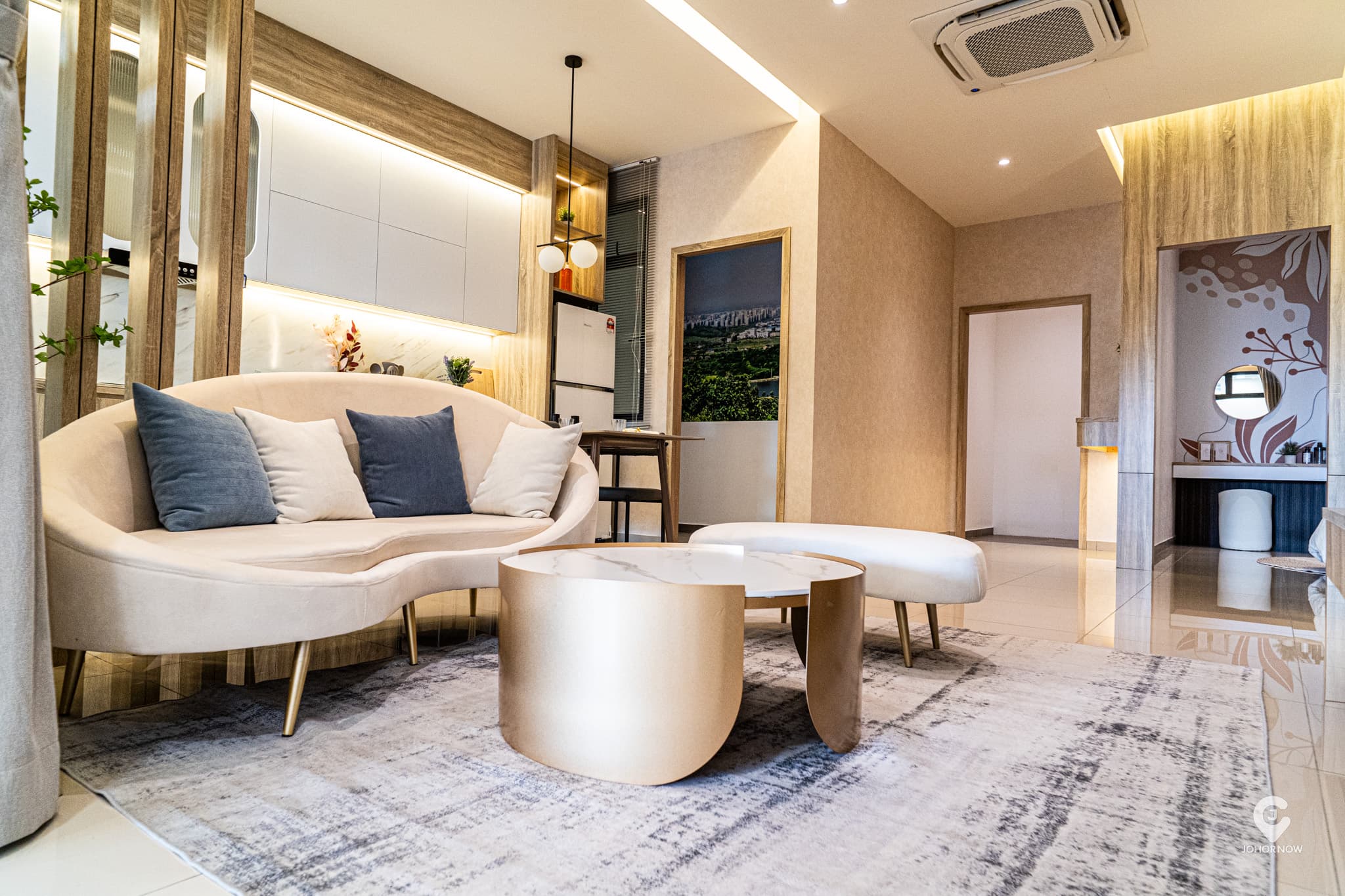 Jewel Residences show unit living room interior, Masai Johor Bahru