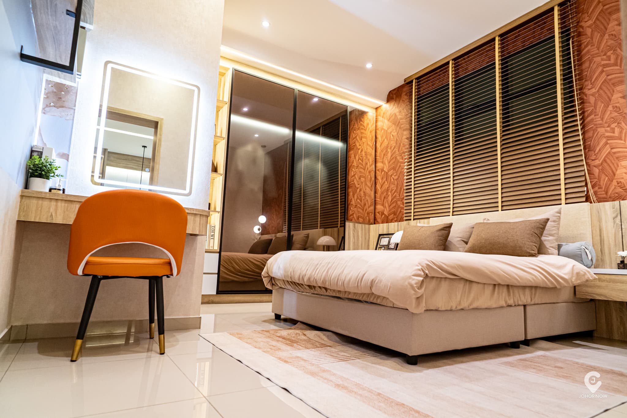 Jewel Residences show unit master bedroom, Masai Johor Bahru