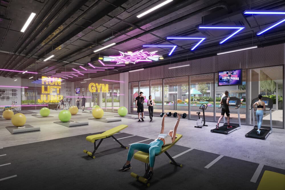 ECO Santai 3 ECO Spring gym facility with treadmills and free weights, Mount Austin Johor Bahru